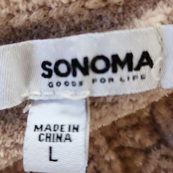 5/$15 Sonoma beige soft women's large sweater - Picture 6 of 8